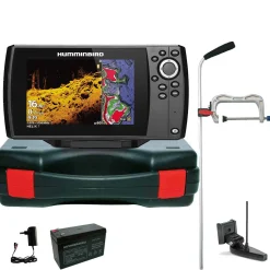 Humminbird Helix 7 Chirp GPS Mega DI G4 Down Imaging GPS Kartenplotter Echolot Portabel Profi - Komplett mit Geber