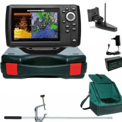 Humminbird Helix 5 Chirp GPS DI G3 Down Imaging GPS Kartenplotter Echolot Portabel Master Plus - Komplett mit Geber