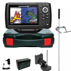 Humminbird Helix 5 Chirp GPS G3 GPS Kartenplotter Echolot Portabel Master- Komplett mit Geber