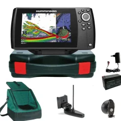 Humminbird Helix 7 Chirp GPS G4 GPS Kartenplotter Echolot Portabel Basic Plus - Komplett mit Geber
