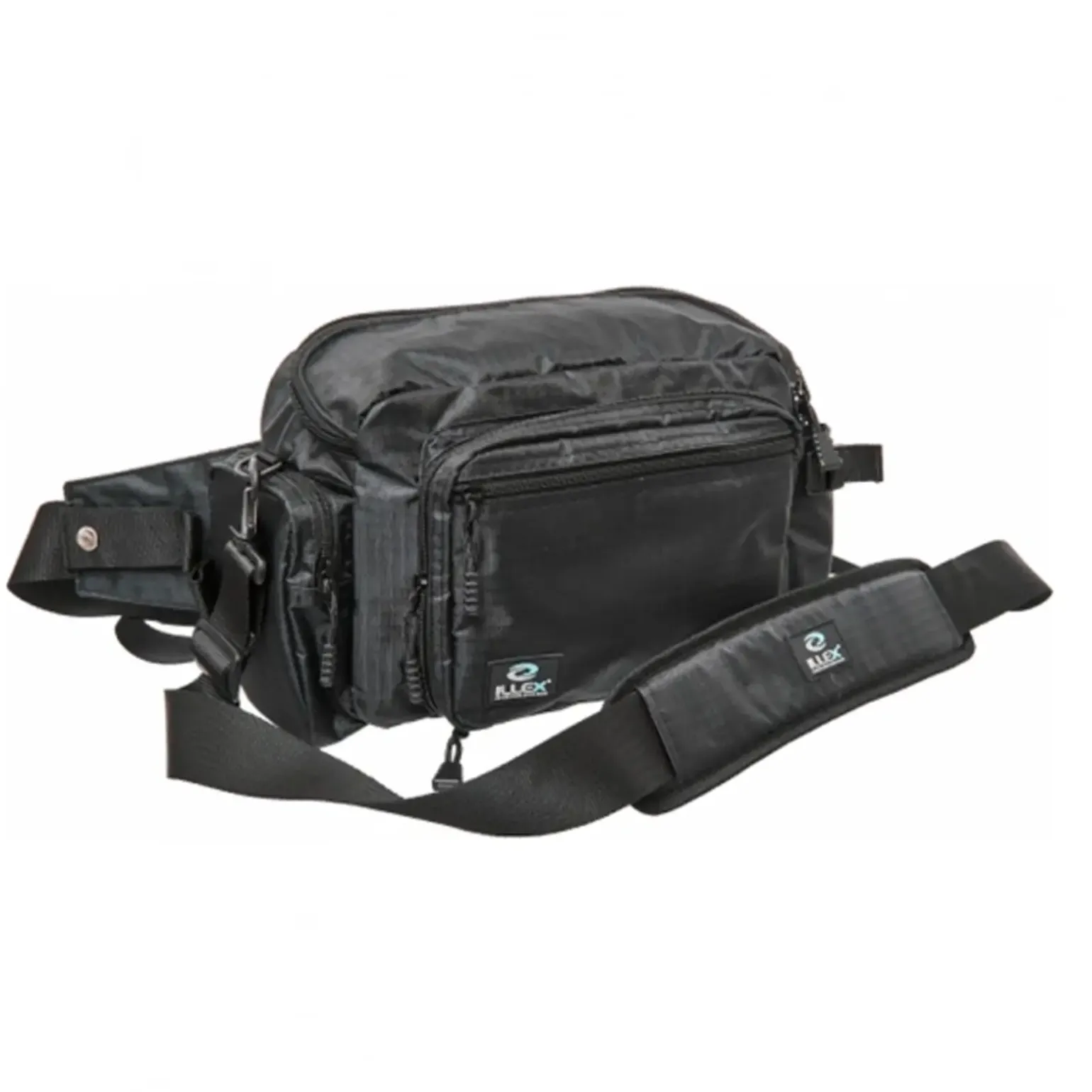 ILLEX Fat Hip Bag Black Angeltasche