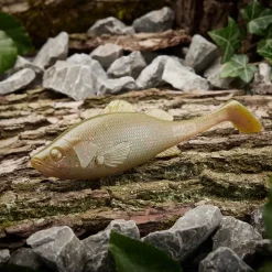 Jackson Green Pure Perch Shad 15,0cm Clean Motoroil Gummifisch