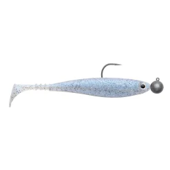 Jackson Zanderbait 14cm Rigged Pearl Zanderangeln Gummifisch montiert