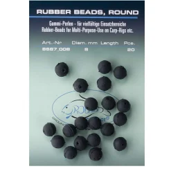 Jenzi Gummiperlen 4mm