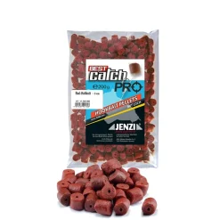 Jenzi Hookbait Pellets mit Loch - Feederköder 8mm Red-Halibutt 200g