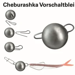 Jenzi Tungsten Cheburashka Grau 2St 10g Bleikopf-System