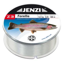 Jenzi Z3 Line Forelle 500m 0,25mm 4,8kg Monofile Angelschnur
