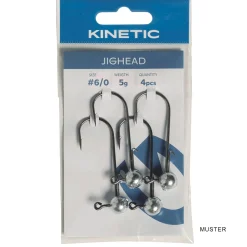 Kinetic Jighead #8/0 40g 2pcs Profi Jigkopf bleifrei