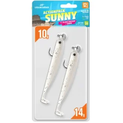 Lieblingsköder 12,5cm Actionpack Sunny Gummifisch montiert Set