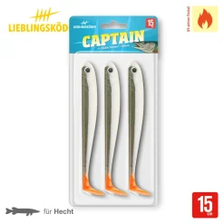 Lieblingsköder 15,0cm Captain Gummifisch