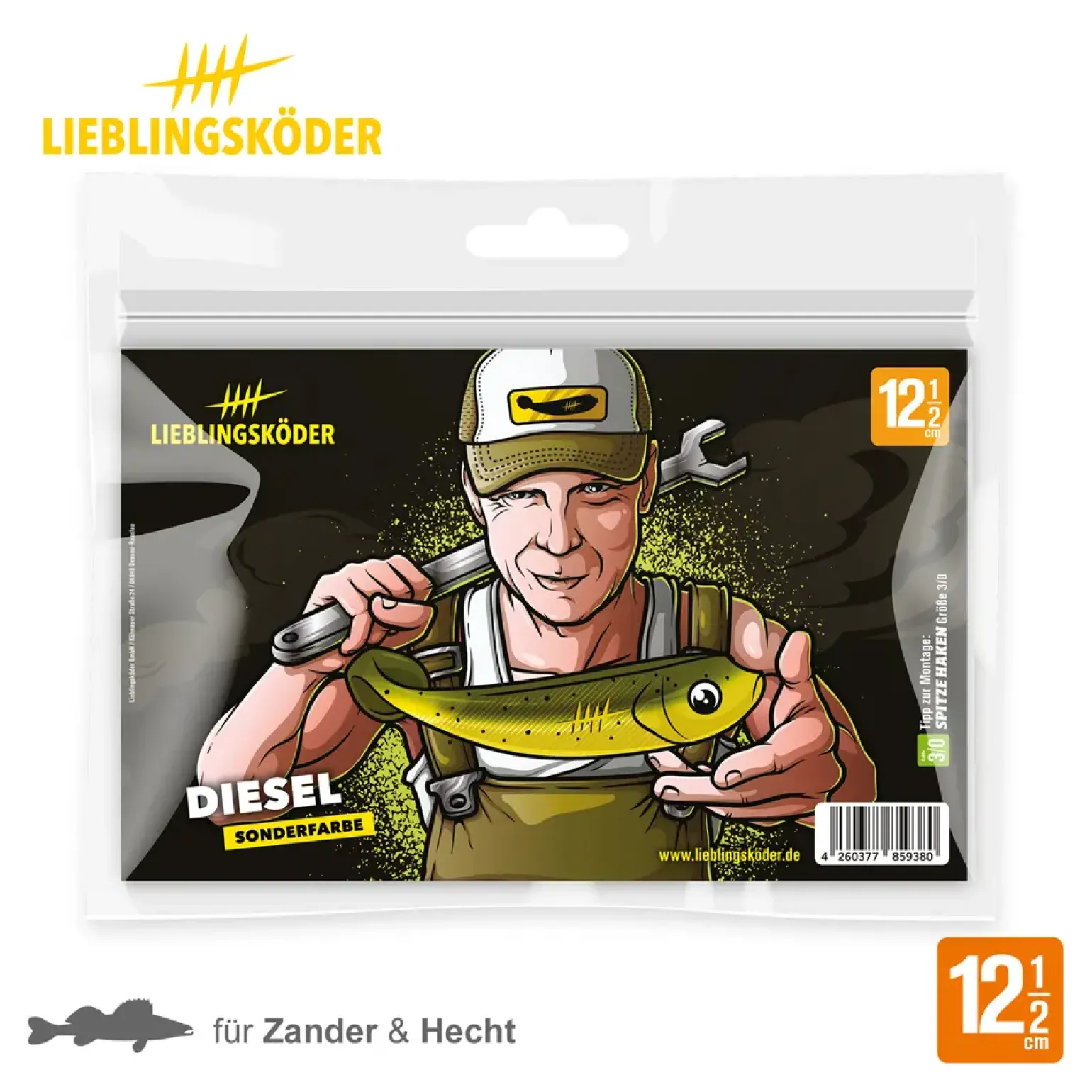 Lieblingsköder 12,5cm Diesel Gummifisch