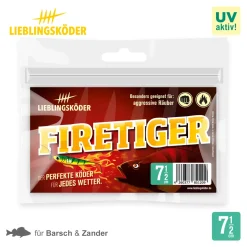 Lieblingsköder 7,5cm Firetiger Gummifisch