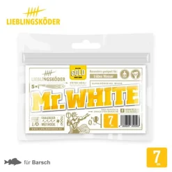 Lieblingsköder 7,0cm Mr. White Gummifisch