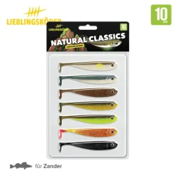 Lieblingsköder Sonderfarben Mixpaket 10cm Natural Classics Gummifisch Set
