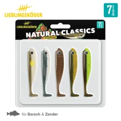 Lieblingsköder Sonderfarben Mixpaket 7,5cm Natural Classics Gummifisch Set