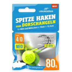 Lieblingsköder Spitze Haken NEO 4/0 80g Jigheads