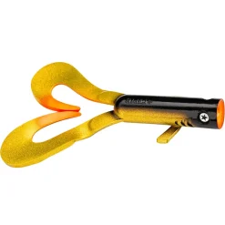 LMAB Drunk Dancer 15 cm Blister Gold Orange Doppelschwanz-Twister