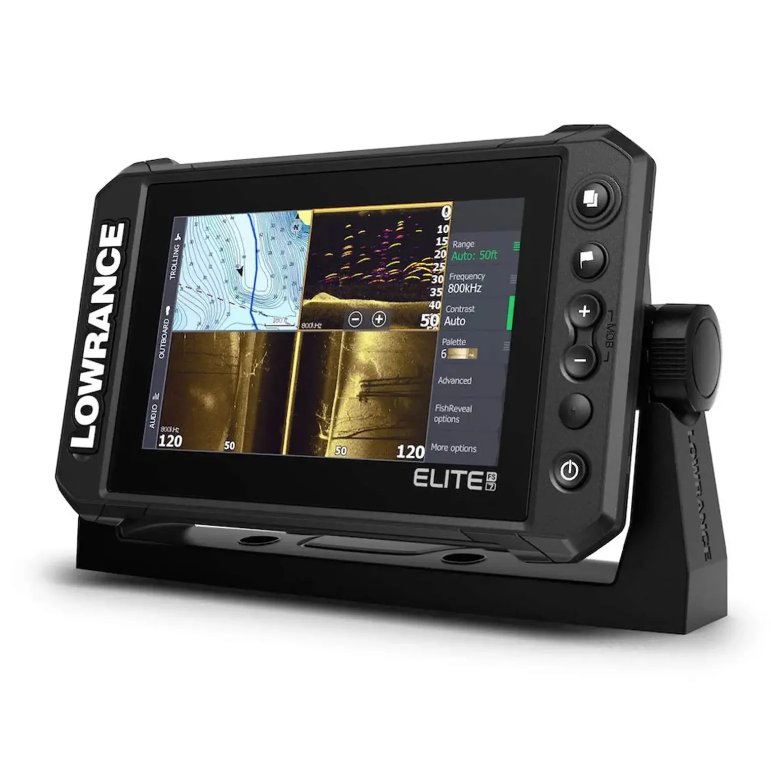 Lowrance Elite FS 7 HDI Festmontage Echolot mit Geber