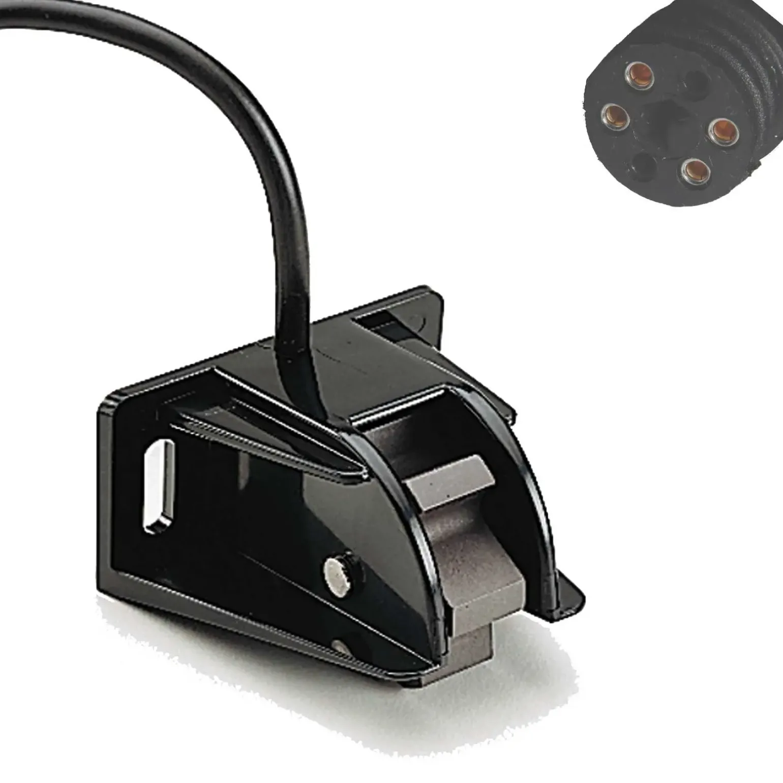 Lowrance Geschwindigkeit und Temperatur Sensor ST-TBK mit schwarzem Stecker