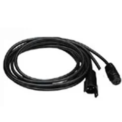 Lowrance Stromkabel für Geräte mit schwarzem Stecker (Kennzeichnung BK) mit Anschluss für Geschwindigkeitssensor und Temperatursensor
