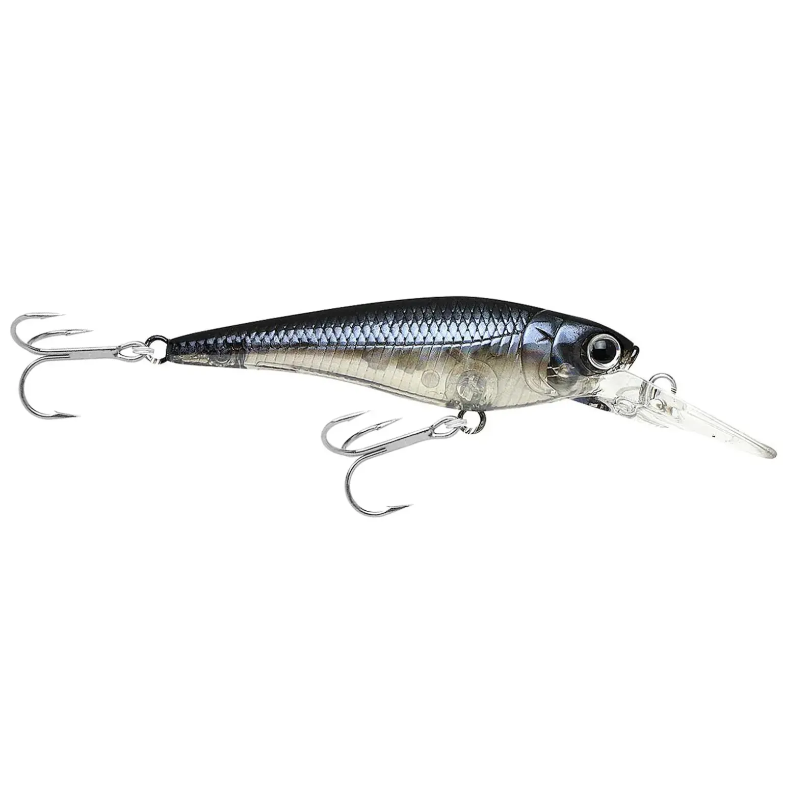 Lucky Craft Bevy Shad 60SP Aurora Ghost Black Wobbler