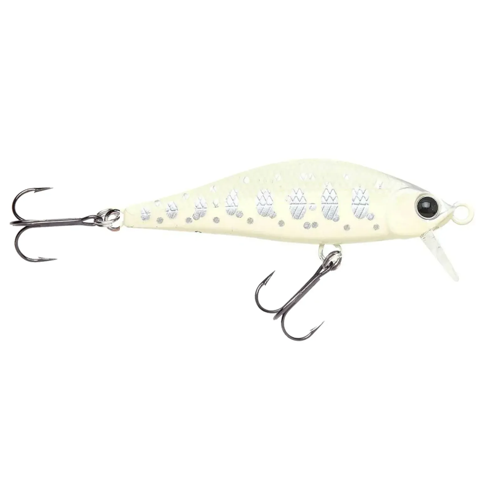 Lucky Craft Pointer 50S Super Glow Bone Trout Wobbler