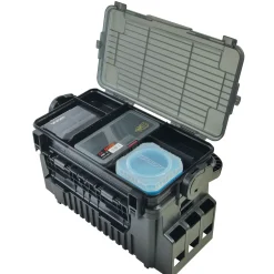 Meiho Multifunktionsbox schwarz Angelkoffer VS-7070