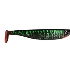Monkey Lures Fat Lui 9cm Toxic Zebra Gummifisch