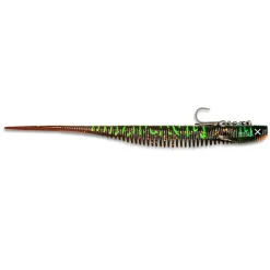 Monkey Lures Stalking Lui 25cm Toxic Zebra Gummifisch