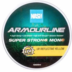Nash Armourline Mono UV Yellow 15lb 0.35mm 1000m Monofile Karpfenschnur