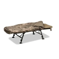 Nash Indulgence 4 Leg Junior Sleep System Camo Kinder-Angelliege