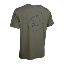 Nash Make It Happen Carp Logo T Shirt Green L