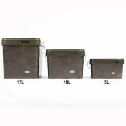 Nash Spot On Rectangular Bucket Camo 5L Eimer