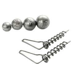 Pikecraft The System S-Screw Set Light 2xS-Screw & Blei 5/10/15/20g  Rig Zubehör