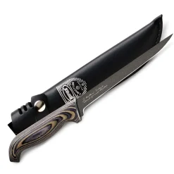 Rapala Black Knife 15cm BPPRFGL6 mit Echtlederetui Filetiermesser