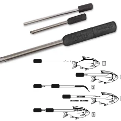 Rhino Black Cat Köderfisch-Ausstanzer 40cm