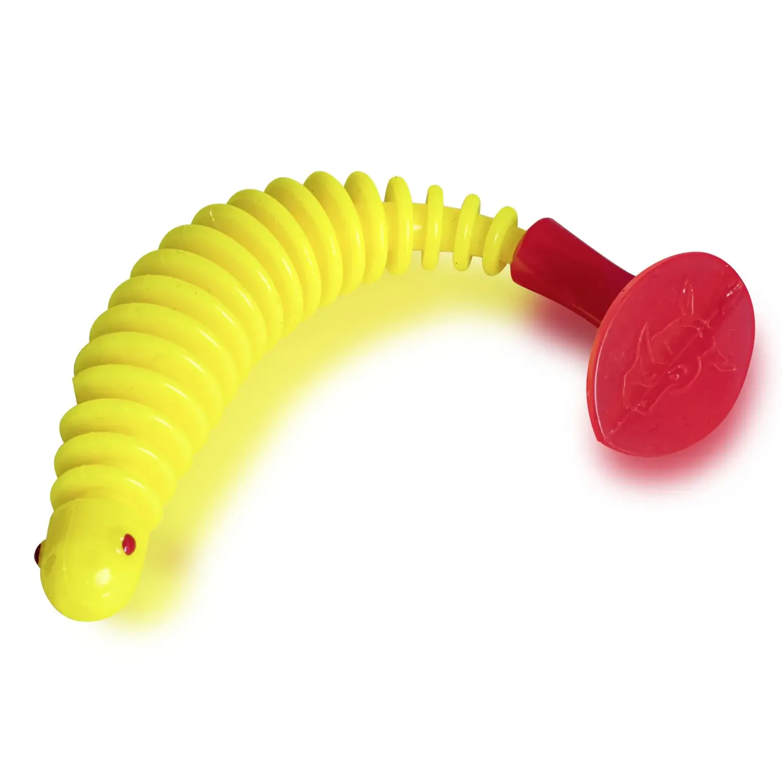 Rhino Salty Paddler 9cm gelb/rot UV Gummifisch Meer