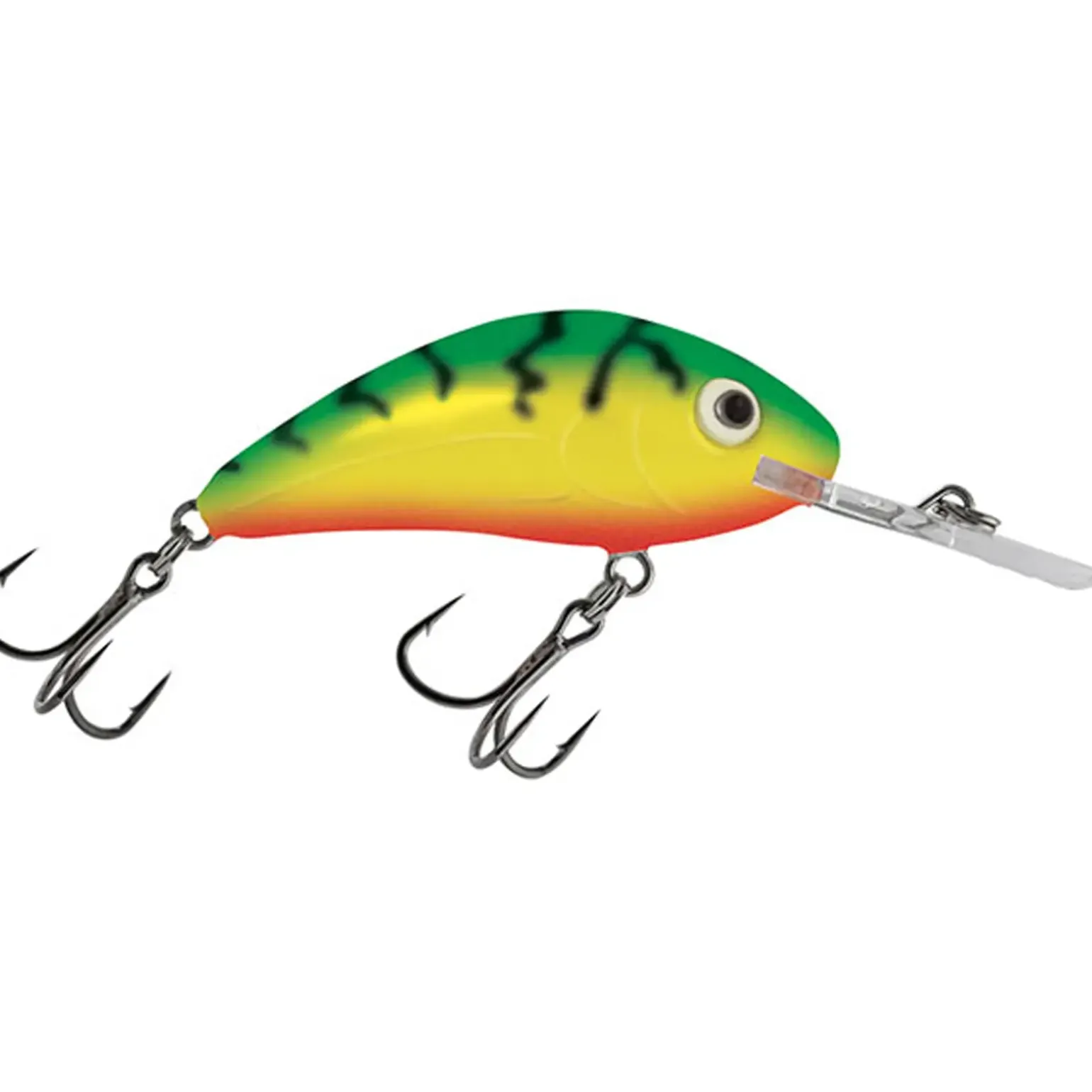 Salmo Rattlin Hornet Floating 3,5cm Green Tiger Wobbler