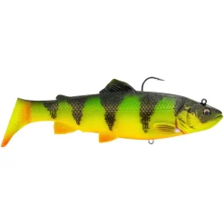 Savage Gear 3D Trout Shad 12,5cm 35g Fast Sinking Firetiger Gummifisch