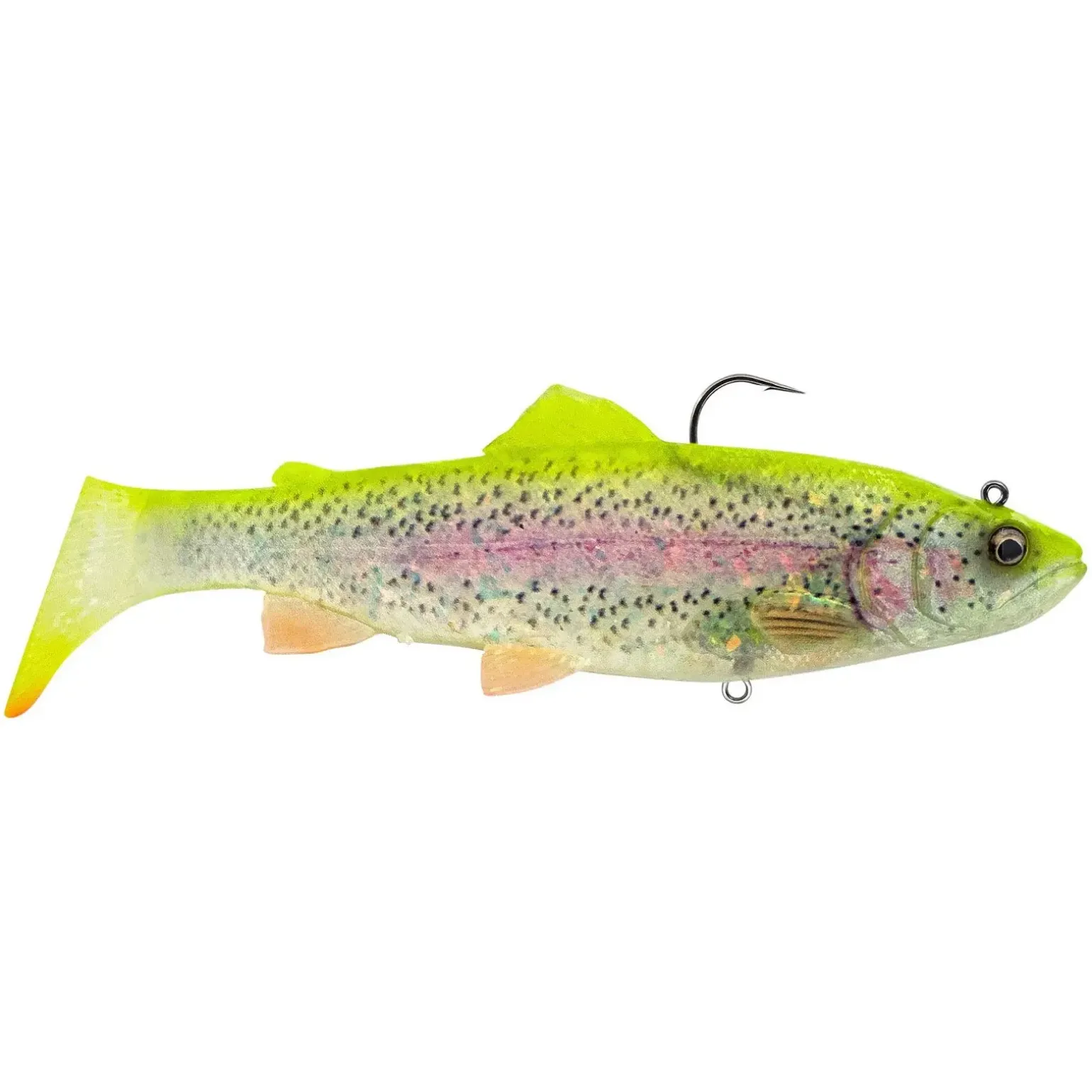 Savage Gear 3D Trout Shad 17cm 90g Fast Sinking Clear Lemon Trout Gummifisch
