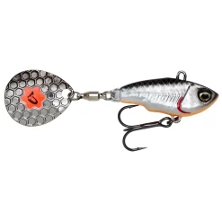 Savage Gear Fat Tail Spin 6,5cm 16g Sinking Dirty Silver Jig Spinner