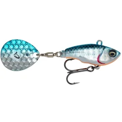 Savage Gear Fat Tail Spin (NL) 5,5cm 6,5g Sinking Blue Silver Jig Spinner