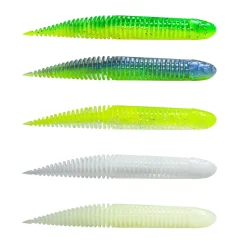 Savage Gear Ned Dragon Tail Slug 8,8cm 4g 5St. Dark Water Mix Ned-Gummifisch