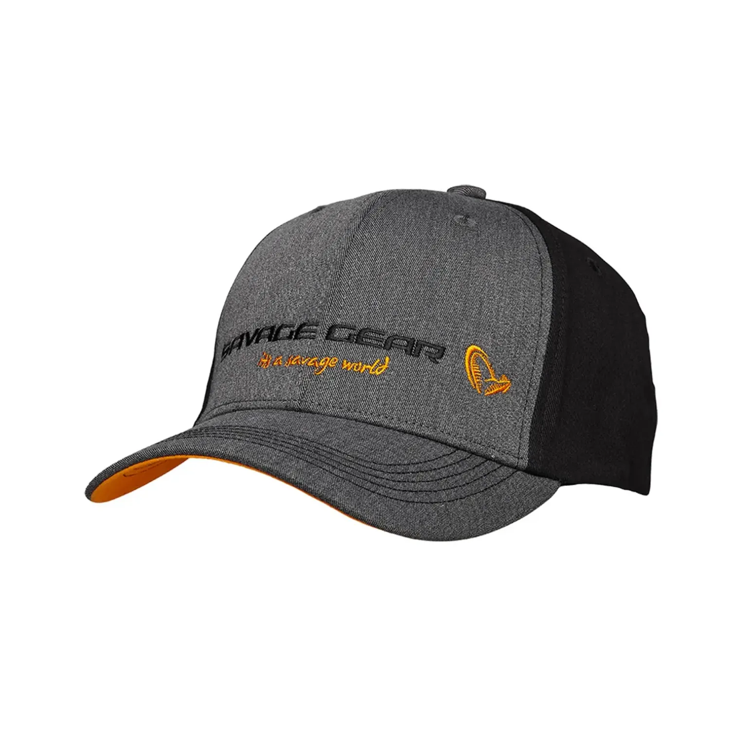 Savage Gear Strike Cap Onesize Grey Melange/Black Mütze