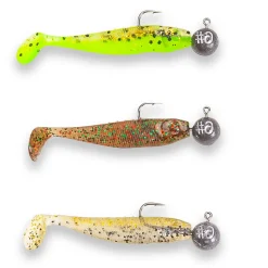 Sänger Woozler 5cm/3,5g Action Pack 1 montiertes Gummifisch-Set