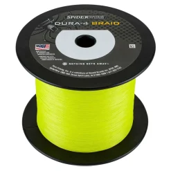 Spiderwire Dura 4 Braid 0,17mm Yellow 15,0kg 33lb Geflochtene Angelschnur Meterware