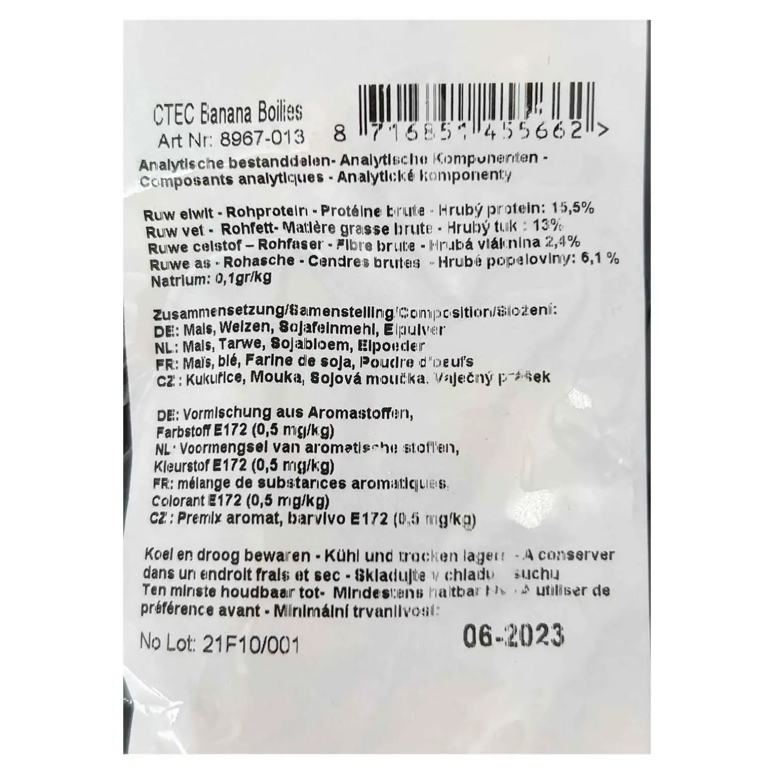 Spro C-TEC BANANA BOILIES 20mm 800G