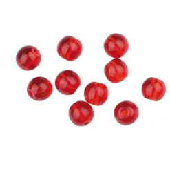 Spro Round Smooth Glas Beads Glasperlen Texas & Carolina Red Ruby 4mm