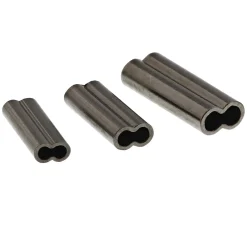 Westin Double Wire Crimp Ø1mm Black Nickel 20pcs Klemmhülsen