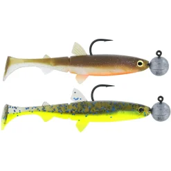 Westin Hypoteez Shadtail R 'N R 9cm 7g #4/0 Dark Water Mix 12 2Pcs Gummifischset